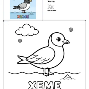 Free Coloring Pages For Adults Xeme - Letter X Coloring Page
