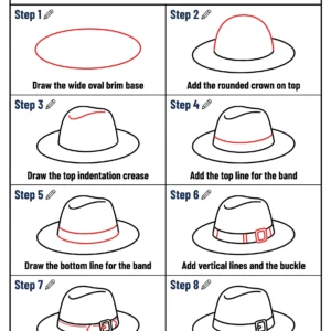 hat drawing cute pictures to draw